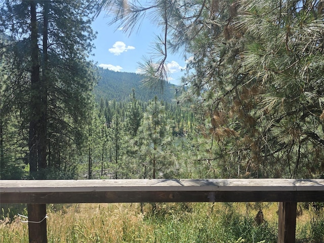 40 Larch Ln, Saint Regis, MT 59866 - view of mountain backdrop with a heavily wooded area