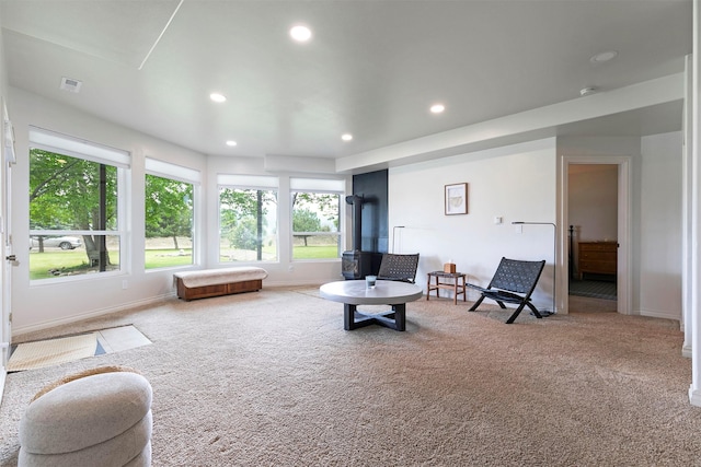 15660 Sara Jo Ln, Frenchtown, MT 59834 - sitting room with carpet and recessed lighting