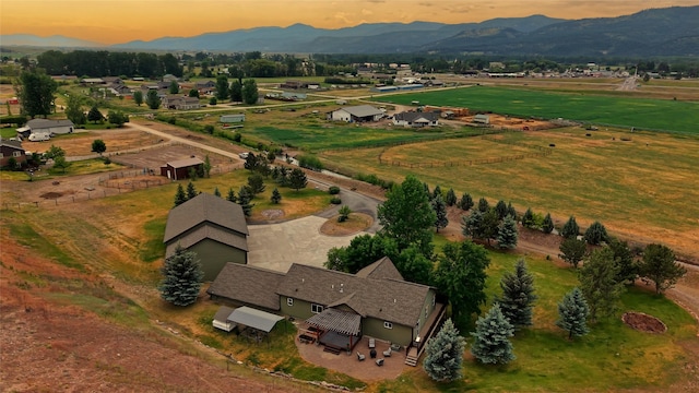 15660 Sara Jo Ln, Frenchtown, MT 59834 - aerial view of sparsely populated area featuring a mountain backdrop