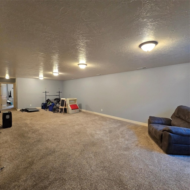 104 39th Ave NE, Great Falls, MT 59404 - game room with carpet floors and a textured ceiling