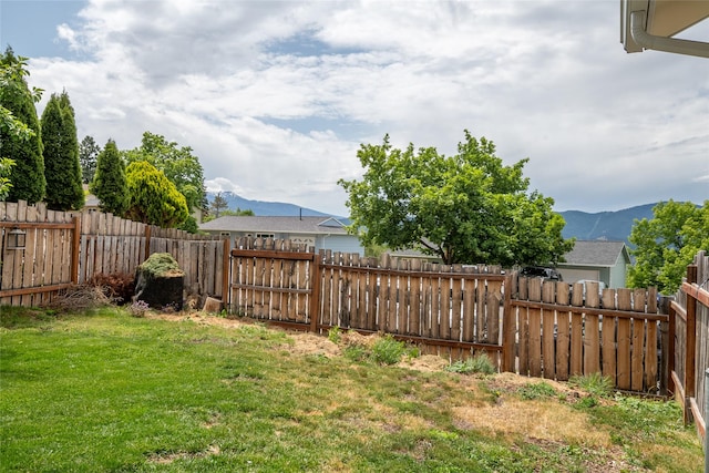 251 Grandview Way, Missoula, MT 59803 - fenced backyard featuring a mountain view