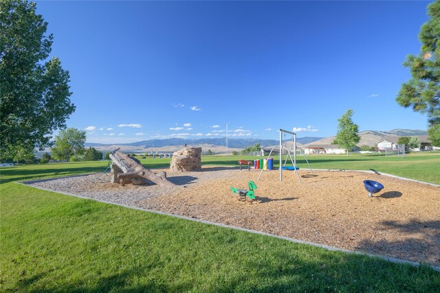 251 Grandview Way, Missoula, MT 59803 - communal playground featuring a yard and a mountain view