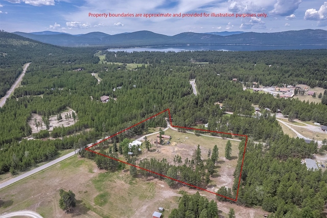 429 Pleasant Valley Rd, Marion, MT 59925 - view of property location with property boundaries highlighted