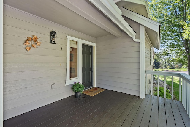 7 Eagle Bend Dr, Bigfork, MT 59911 - view of wooden deck