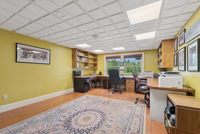 420 Little Creek Ln, Whitefish, MT 59937 - office with light wood finished floors and baseboards