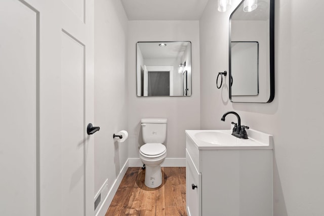 331 Deer Creek Rd, Somers, MT 59932 - bathroom featuring vanity and wood finished floors