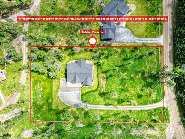 331 Deer Creek Rd, Somers, MT 59932 - map of property location featuring property boundaries highlighted