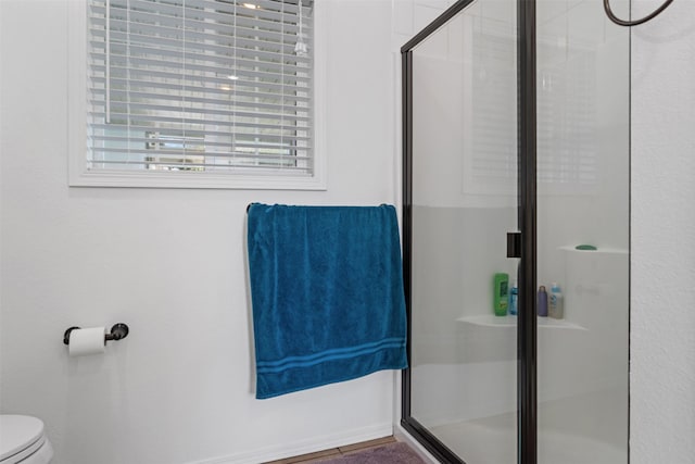 4786 Hereford Ln, Stevensville, MT 59870 - full bathroom featuring a shower stall and toilet