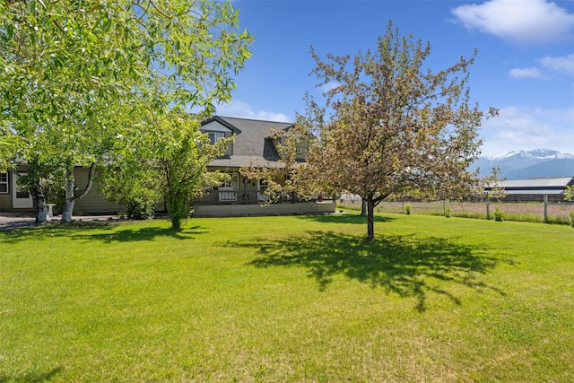 4786 Hereford Ln, Stevensville, MT 59870 - view of yard with a mountain view