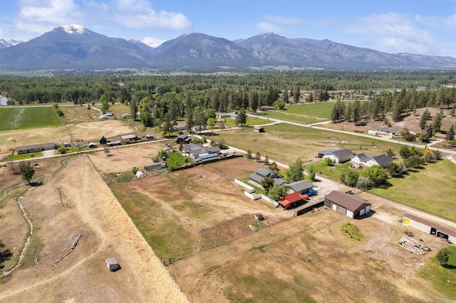 4786 Hereford Ln, Stevensville, MT 59870 - bird's eye view of a mountainous background