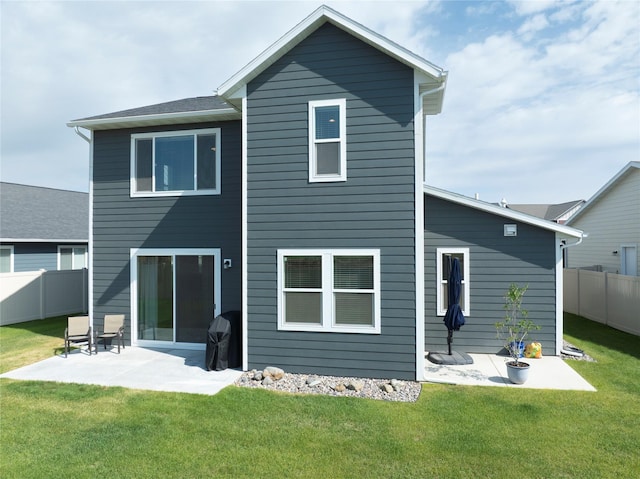 343 Meadow View Loop, East Helena, MT 59635 - rear view of house featuring a patio area and a fenced backyard