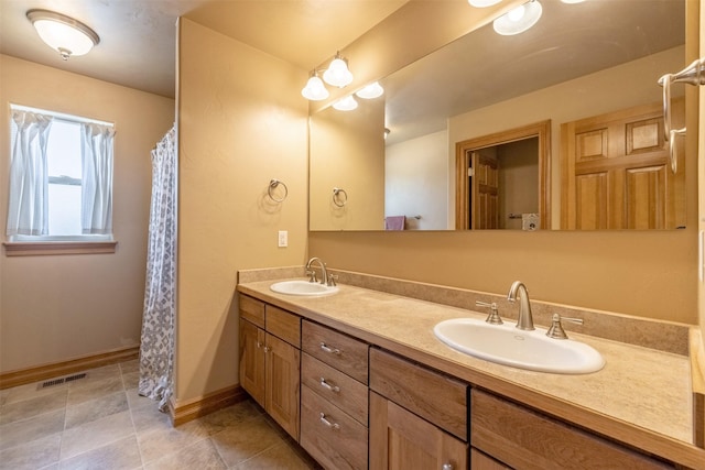 310 Barney St Unit B, Helena, MT 59602 - full bath featuring double vanity and curtained shower