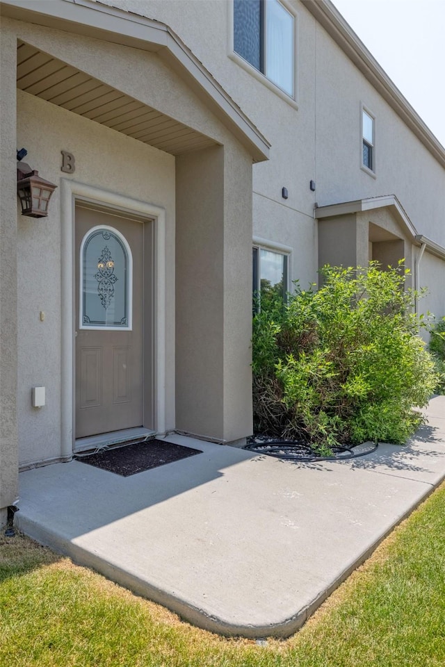 310 Barney St Unit B, Helena, MT 59602 - property entrance with stucco siding