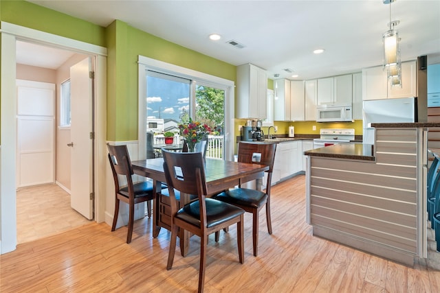 3782 E Riggs St, East Helena, MT 59635 - dining room featuring light wood-style flooring and recessed lighting