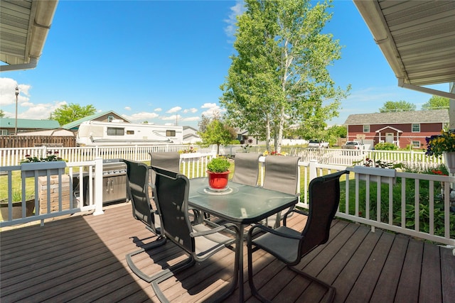 3782 E Riggs St, East Helena, MT 59635 - wooden deck with outdoor dining space