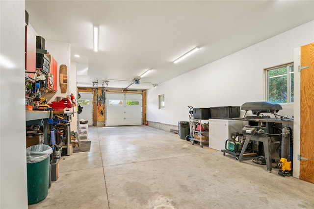 3782 E Riggs St, East Helena, MT 59635 - garage featuring electric panel and a garage door opener
