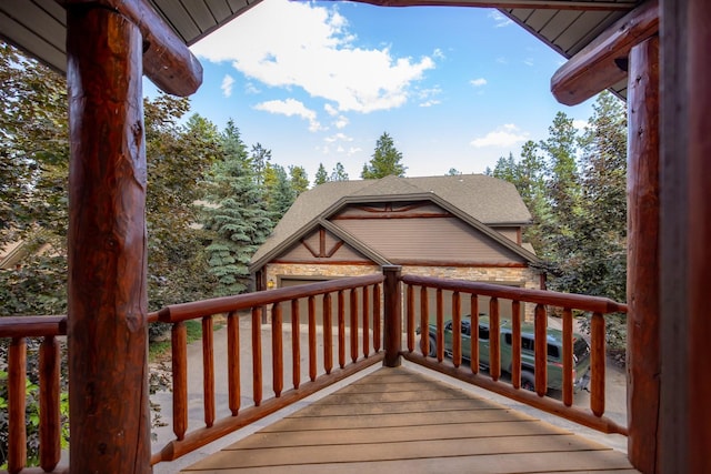 396 N Juniper Bay Rd Unit 15, Somers, MT 59932 - view of wooden terrace