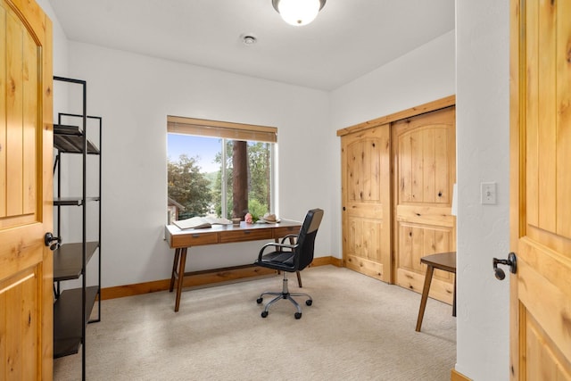 396 N Juniper Bay Rd Unit 15, Somers, MT 59932 - home office with light carpet and baseboards
