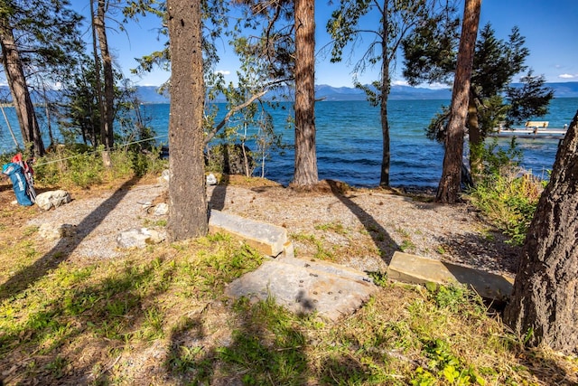 396 N Juniper Bay Rd Unit 15, Somers, MT 59932 - water view with mountains