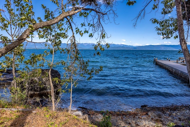 396 N Juniper Bay Rd Unit 15, Somers, MT 59932 - water view featuring mountains