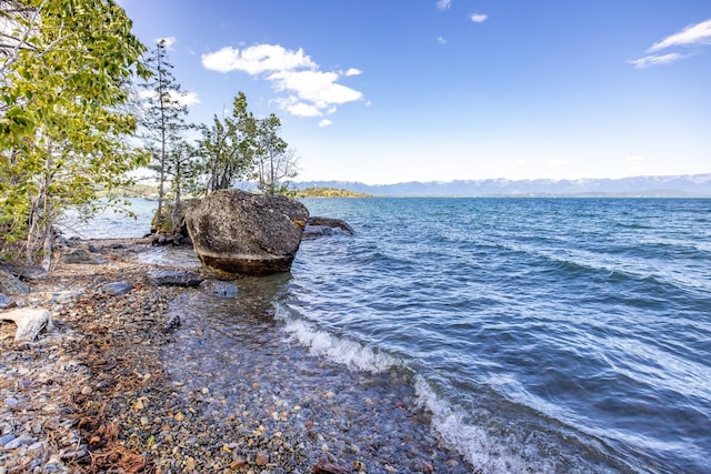396 N Juniper Bay Rd Unit 15, Somers, MT 59932 - water view featuring mountains