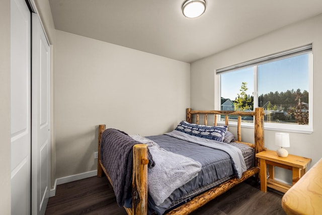 546 Sparrow Rd, Kalispell, MT 59901 - bedroom with wood finished floors and a closet