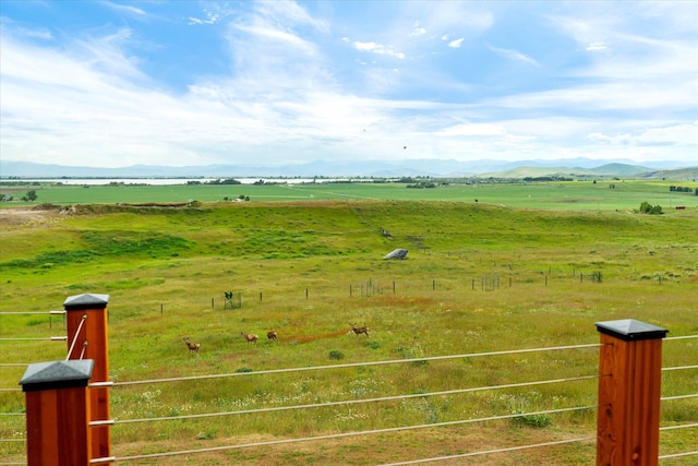 132 Skyview Ln, Polson, MT 59860 - view of yard featuring a rural view and a mountain view