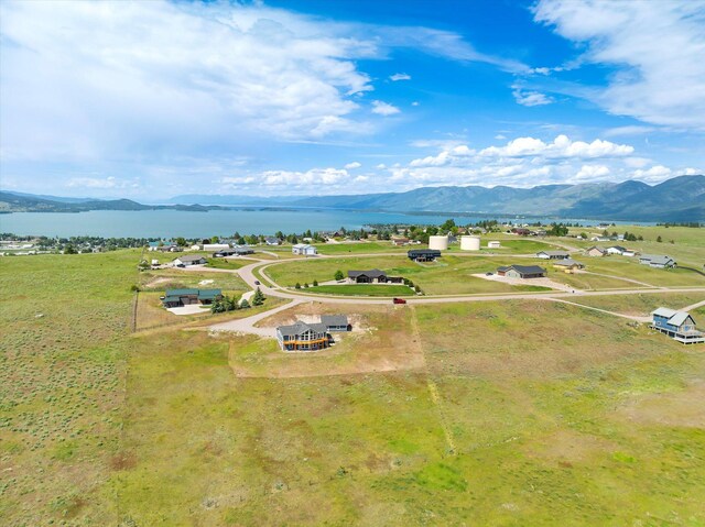 132 Skyview Ln, Polson, MT 59860 - aerial view of a water and mountain view
