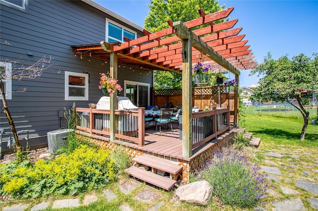 1346 Lilly Ct, Missoula, MT 59802 - deck with a pergola and outdoor dining area