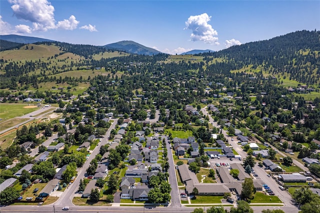 1346 Lilly Ct, Missoula, MT 59802 - bird's eye view of a mountainous background