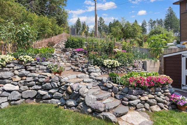 14980 Mt Highway 35, Bigfork, MT 59911 - view of yard