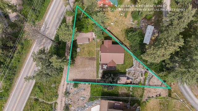 14980 Mt Highway 35, Bigfork, MT 59911 - view of property location with property boundaries highlighted