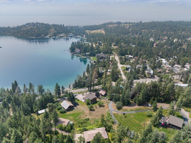 14980 Mt Highway 35, Bigfork, MT 59911 - aerial view of property and surrounding area featuring a nearby body of water