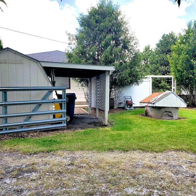 4400 Sierra Dr, Missoula, MT 59804 - view of green lawn with a carport
