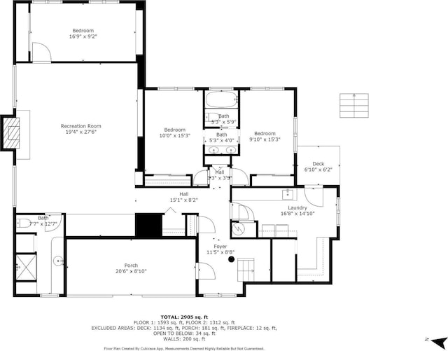 35AND33 Lakeside Ave, Lakeside, MT 59922 - view of property floor plan