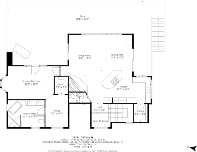 35AND33 Lakeside Ave, Lakeside, MT 59922 - view of home floor plan