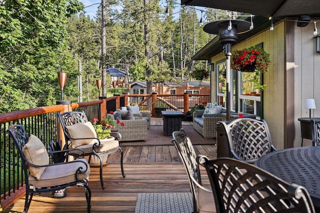 35AND33 Lakeside Ave, Lakeside, MT 59922 - view of wooden deck