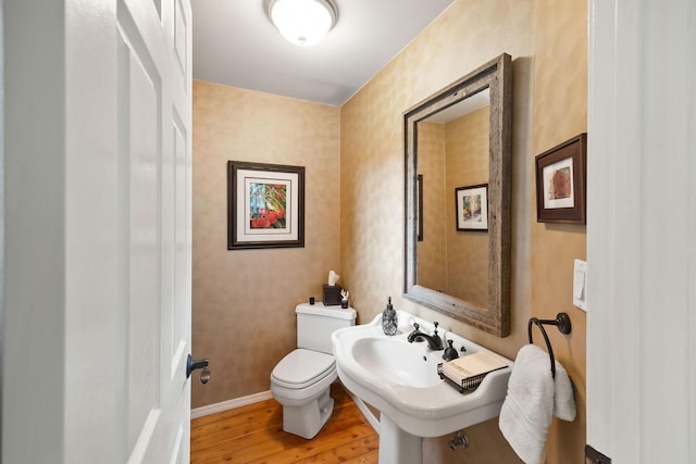 35AND33 Lakeside Ave, Lakeside, MT 59922 - bathroom with wood finished floors and toilet