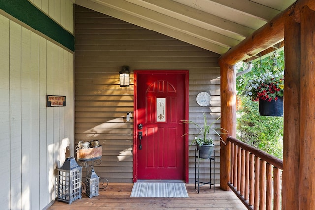 35AND33 Lakeside Ave, Lakeside, MT 59922 - doorway to property featuring a porch