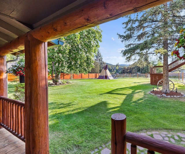 35AND33 Lakeside Ave, Lakeside, MT 59922 - view of fenced backyard