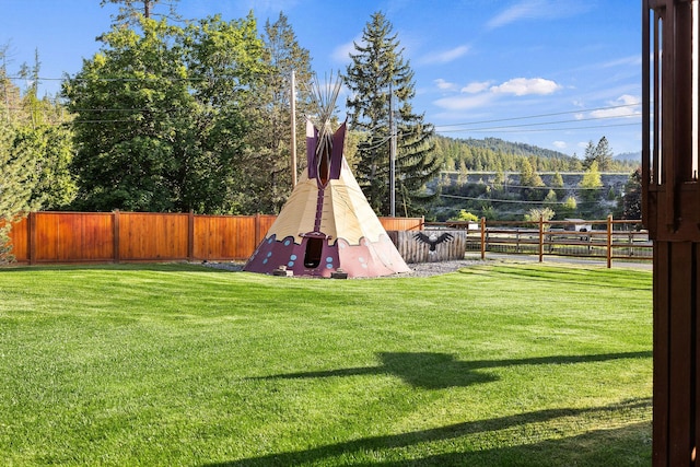 35AND33 Lakeside Ave, Lakeside, MT 59922 - view of fenced backyard