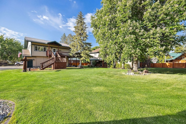 35AND33 Lakeside Ave, Lakeside, MT 59922 - view of yard featuring stairway