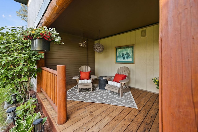 35AND33 Lakeside Ave, Lakeside, MT 59922 - view of wooden terrace