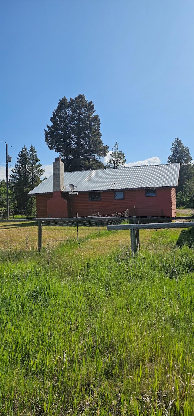 8325 Thunder Rd, Lincoln, MT 59639 - view of yard