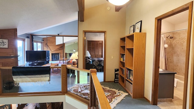 122 Fairway Blvd, Kalispell, MT 59901 - carpeted bedroom with lofted ceiling