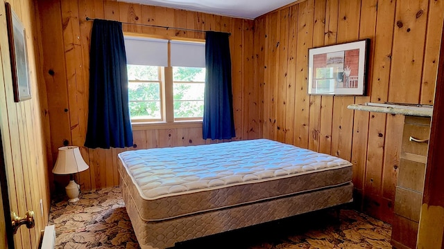 21439 Rollins Lakeshore Dr, Rollins, MT 59931 - bedroom with wooden walls