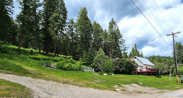 21439 Rollins Lakeshore Dr, Rollins, MT 59931 - view of dirt / gravel road
