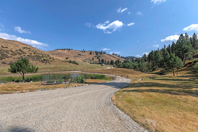 349 Harlan Creek Rd, Hamilton, MT 59840 - view of dirt / gravel road with a mountain view and a view of rural / pastoral area