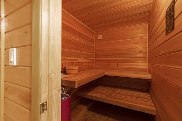 349 Harlan Creek Rd, Hamilton, MT 59840 - sauna with wood walls and wooden ceiling