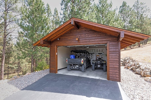 349 Harlan Creek Rd, Hamilton, MT 59840 - view of detached garage